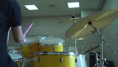 4K实拍架子鼓艺术教育音乐乐器视频的预览图